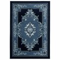 United Weavers Of America 1 ft. 10 in. x 2 ft. 8 in. Bristol Fallon Navy Rectangle Accent Rug 2050 10564 24